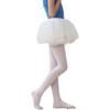 Girls' Spring/Summer 80D White Ballet Tights - Velvet Dance Socks