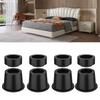 9Pieces Practical Furniture Risers 2Inch Height Adjustable Bed Leg Extenders Convenient for Small Space Daily Use