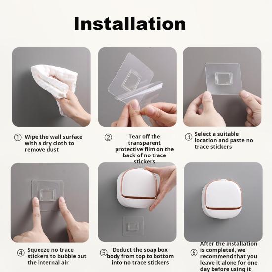 Yousheng самоосушающийся держатель для мыла, прочный, несущий, простой в установке, настенный, для ванной комнаты, поднос, контейнер