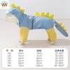 Dinosaur Design Dog Raincoat 4-legs Waterproof Pet Clothes Summer Tail Shape Rain Coat For Large Dogs Golden Retriever