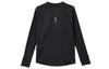 Nike Solid Color Fleece Lined Crew Neck Logo Micro Label Running Thumb Loop Crew Neck Long Sleeved Slim Fit Tight Fit DD6780-010