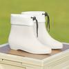New Fashion Rain Shoes Women's Wear Versatile Bundle Mouth Water Shoes Sweet Student Water Boots Thickened Wear-resistant Rubber Shoes
