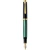 Pelikan Fountain Pen EF Extra Fine Souverän Green Stripe M800 Imported Product