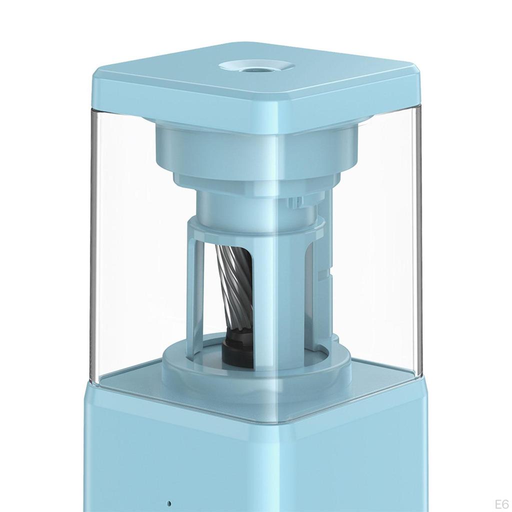 Электрическая точилка для карандашей, автоматическая, подарки на день рождения, быстрая заточка, портативная по дереву