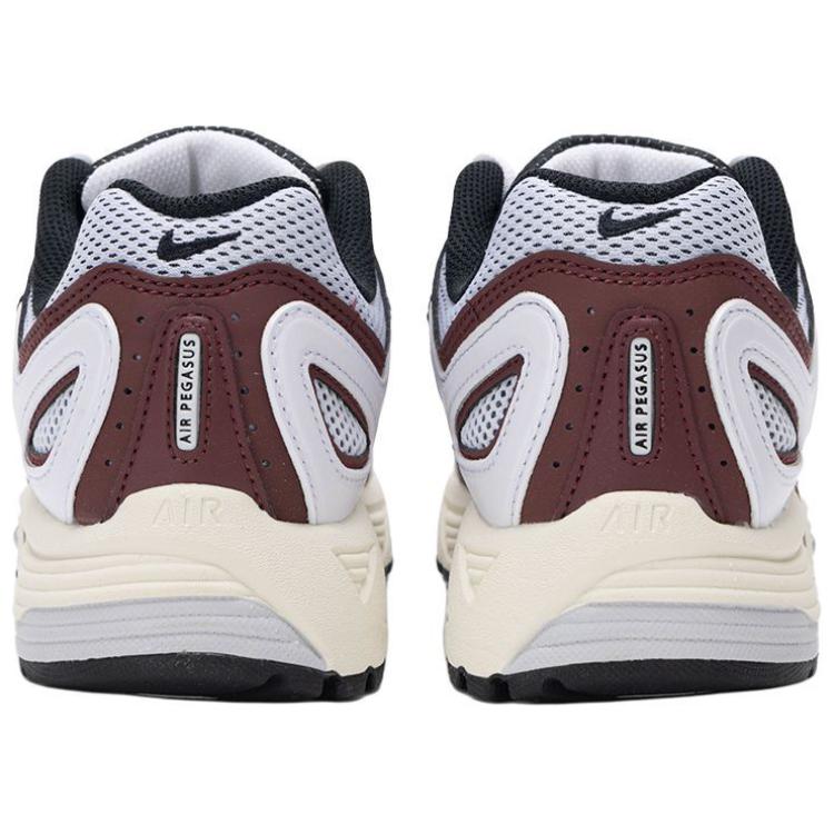 Nike Кроссовки женские Air Pegasus 2K5 Dark Team Red, черные, чисто-платиновые, белые HQ5718-600