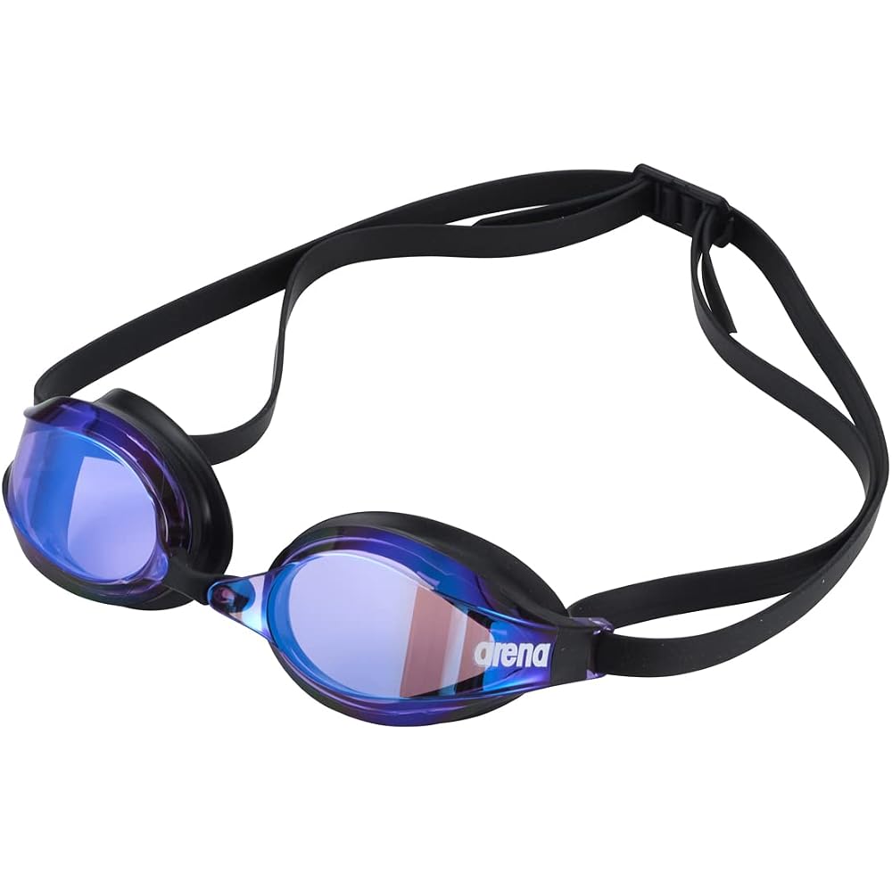 Arena Q-Chaku2 Unisex Swimming Goggles Free Size Mirrored Lenses Anti-Fog Competitive Swim Gear