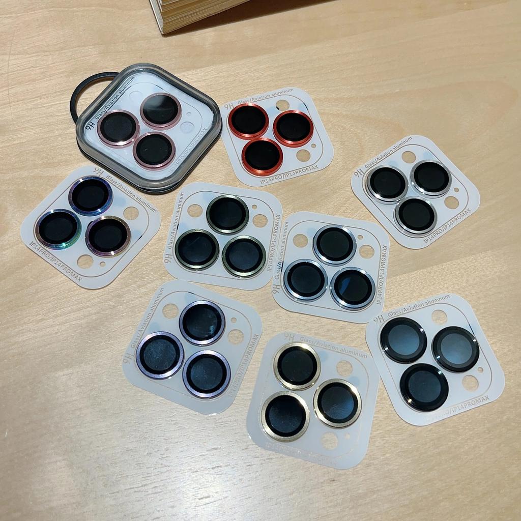 Полная защита объектива камеры для iPhone 14 Plus 11 15 Pro Max 12 Mini, закаленное стекло, металлическая защитная пленка для объектива, задняя крышка