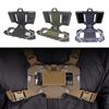 Foldable Hunting Vest Phone Holder Plate Carrier Mobile Phone Mount Universal Chest Navigation Board Cell Phone Holder Outdoor Vest Attachment