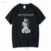 Septic Flesh Slay The False King Футболка Лучшая цена с длинным или коротким рукавом винтажная стираная Топ для повседневной носки дышащий