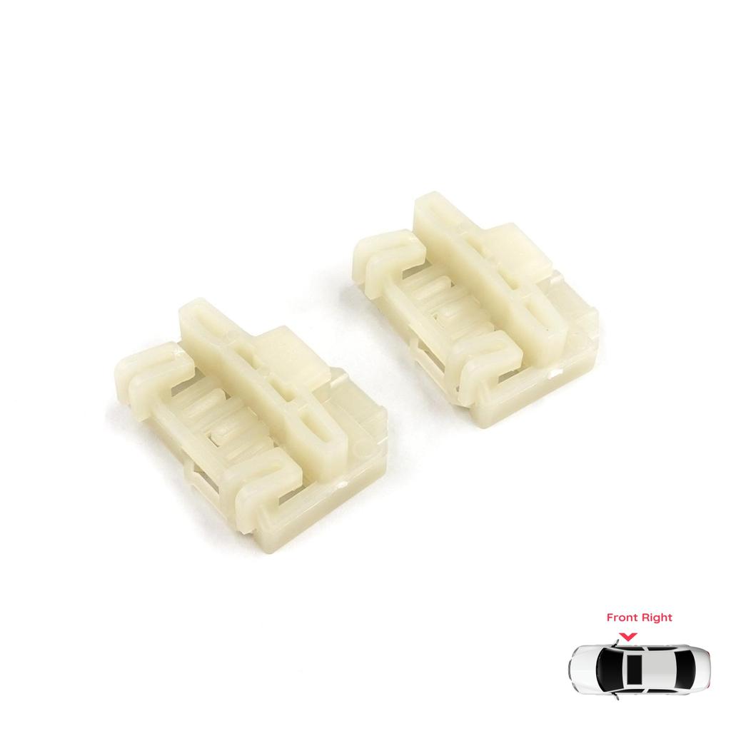 V1BWR47 Window Regulator Guide Clips Front Right for Pontiac Grand Am Sunfire Oldsmobile Alero Cutlass Chevrolet Cavalier Malibu