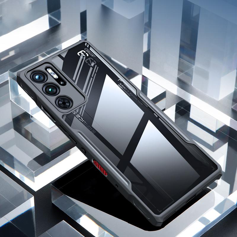 XUNDD Case for ZTE Nubia Red Magic 9 Pro 5G/9 Pro+ 5G Hybrid TPU+Acrylic Phone Cover
