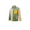 Corduroy Panel Color Block Woven Sports Jacket Men Jacket Green 534752-67