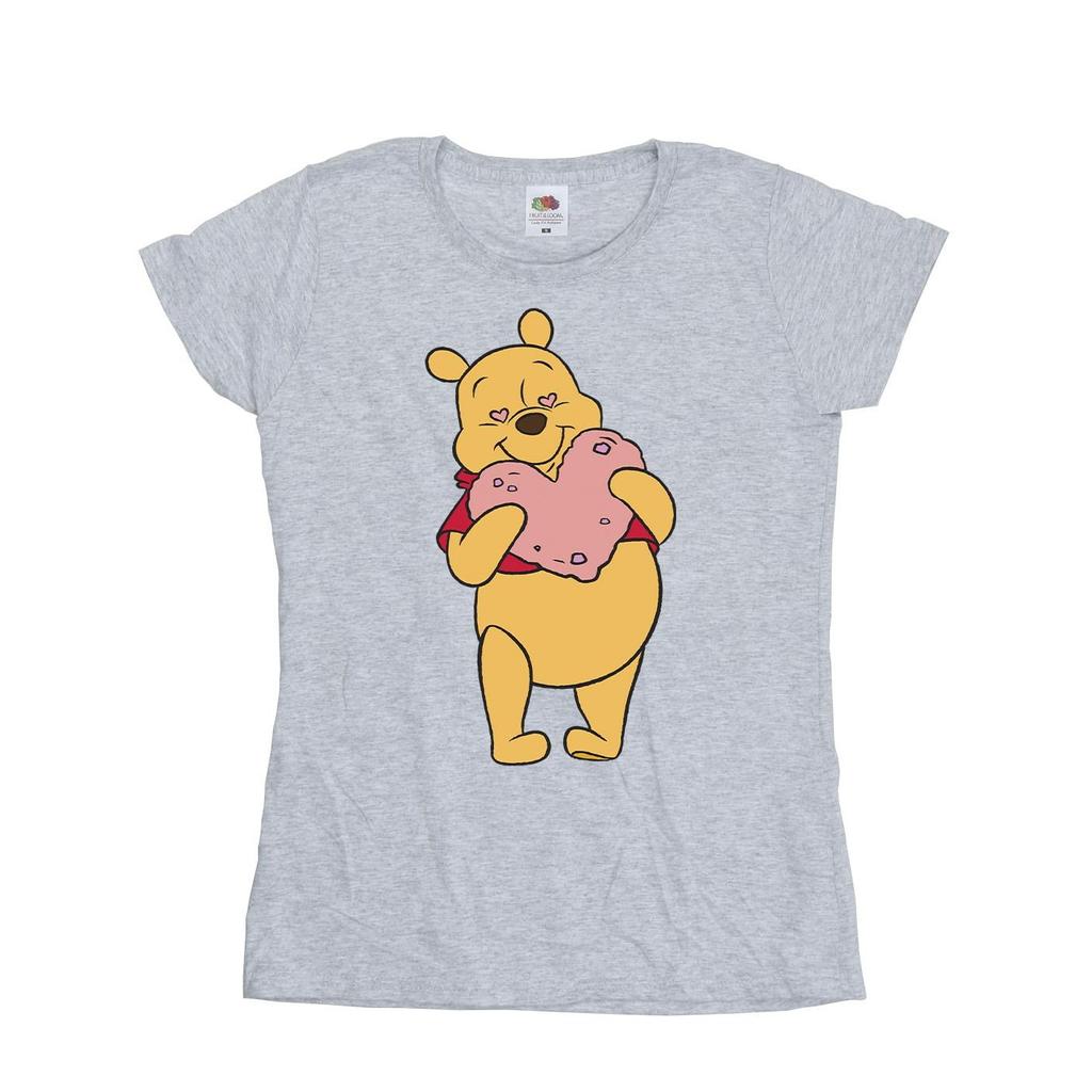Disney Womens/Ladies Winnie The Pooh Heart Eyes Cotton T-Shirt
