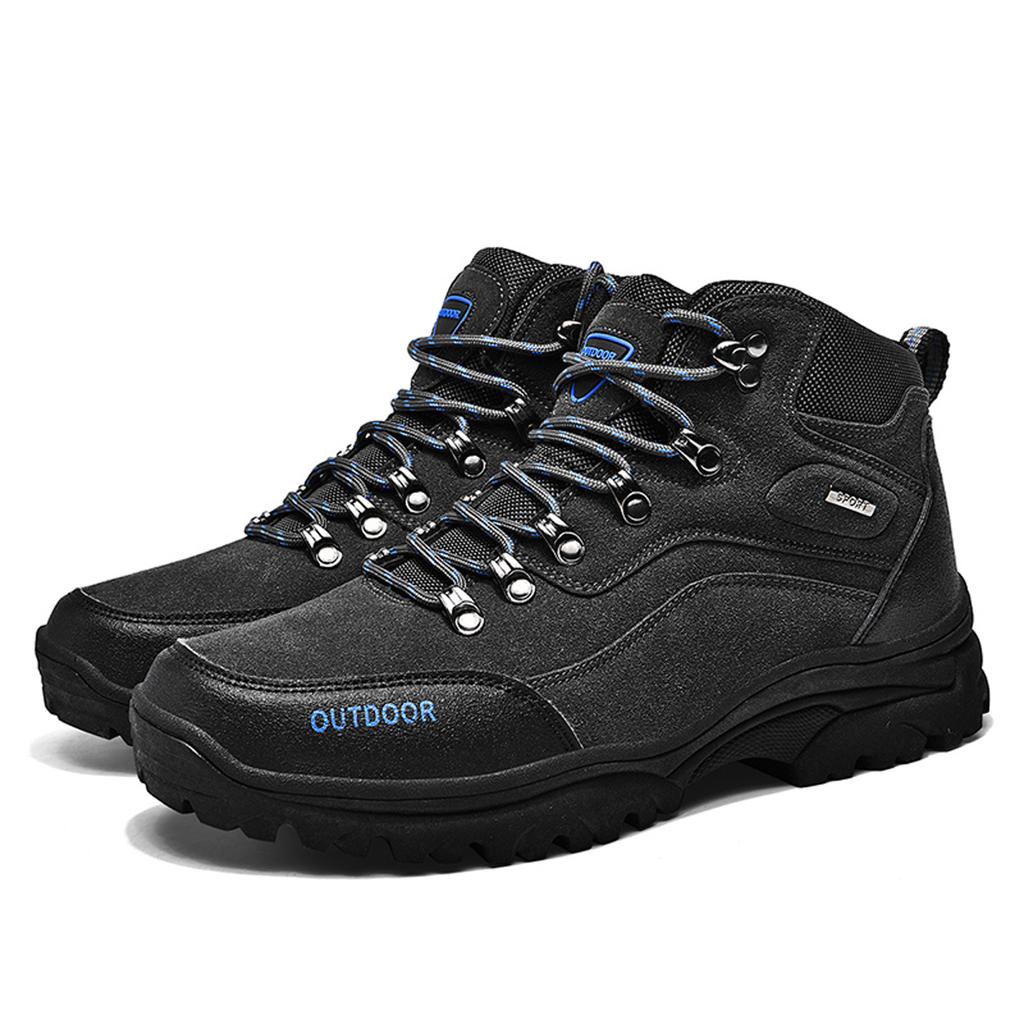 Модная зимняя мужская уличная спортивная обувь на шнуровке, сохраняющая тепло, альпинистские ботинки