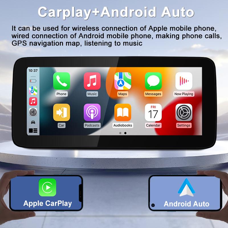 Wireless Carplay Android Auto TouchScreen 10.25'' For Mercedes Benz A Class W176 A200 A180 A220 Car Multimedia Player Display BT