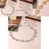 Modern Heart Pendant Metal Waist Chain With Engraving For Women Formal And Casual Outfits