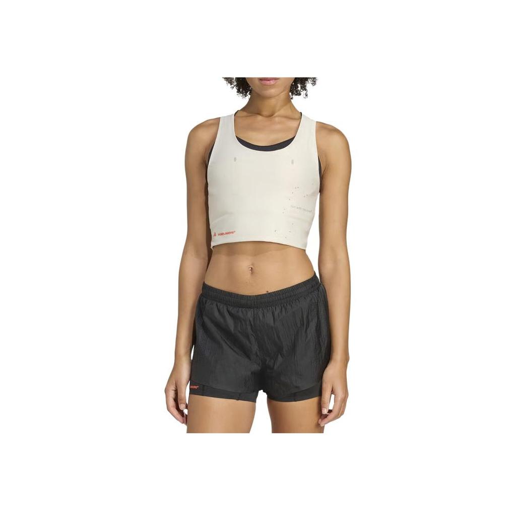 Adidas X H.Koumori Collaboration Performance SS25 Crop Soft Versatile Casual Tank Top Women Tops JY4080