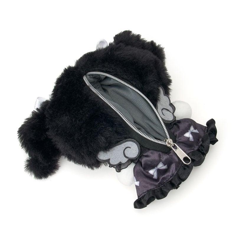 Пушистая плюшевая косметичка Sanrio KUROMI ( КУРОМИ в лунном свете ) Япония НОВИНКА