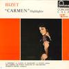 LP Record J.PHODES(CARMEN),A.LANCE(JOSE),ETC. - Bizet/<carmen>highlights SFON10540 VICTOR Japan Classical Used
