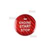 Для автомобиля Haval Крышка кнопки Start-Stop Двигателя Наклейка из Настоящего Углеродного Волокна Подходит H8 H9 C50 N6 H6 H2 F7 H2S F7X H4 H6 Coupe
