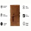 Diary Embossed With Leaf of Tree & a Quote Antique Handmade Leather Bound Diary Cum Notepad for Men and Women Plain Paper of 5×7 Inch Size 240 Pages