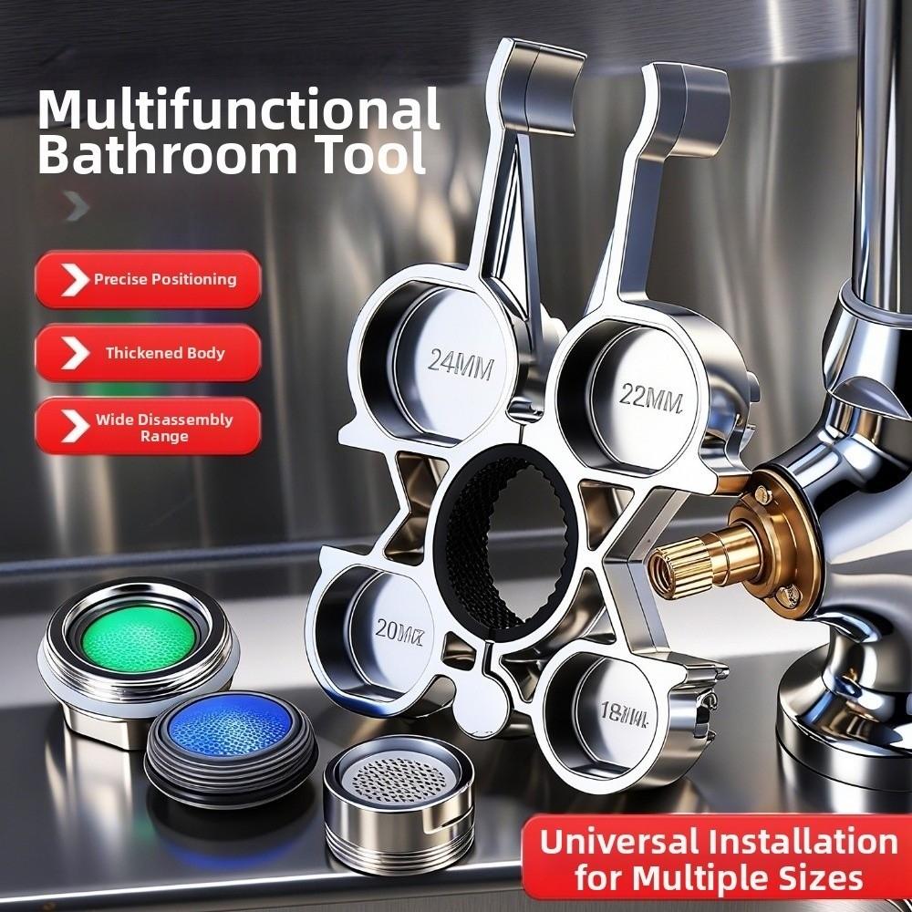 Домашний ремонт Водопроводный ключ 12 дюймов 1 Ключ для сантехники под раковину Ключ для аэратора смесителя Сантехнический инструмент