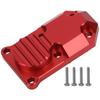 Counterweight Diff Cover Upgrade Accessories Fit for Axial SCX24 90081 124 RC Model CarRed