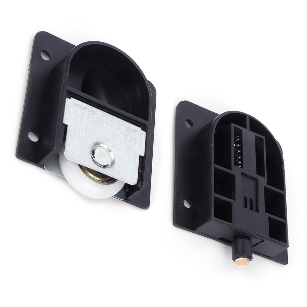 Колесо для раздвижной двери Mute, черный пластиковый шкив с подшипником, фурнитура для мебели