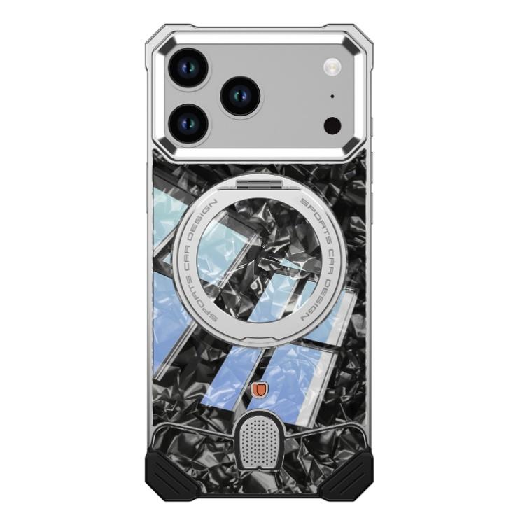 Luxury Frameless Metal 360° Rotatable Magnetic Ring Phone Case Shockproof Elastic Snap Cover For iPhone 17 18 Pro Max