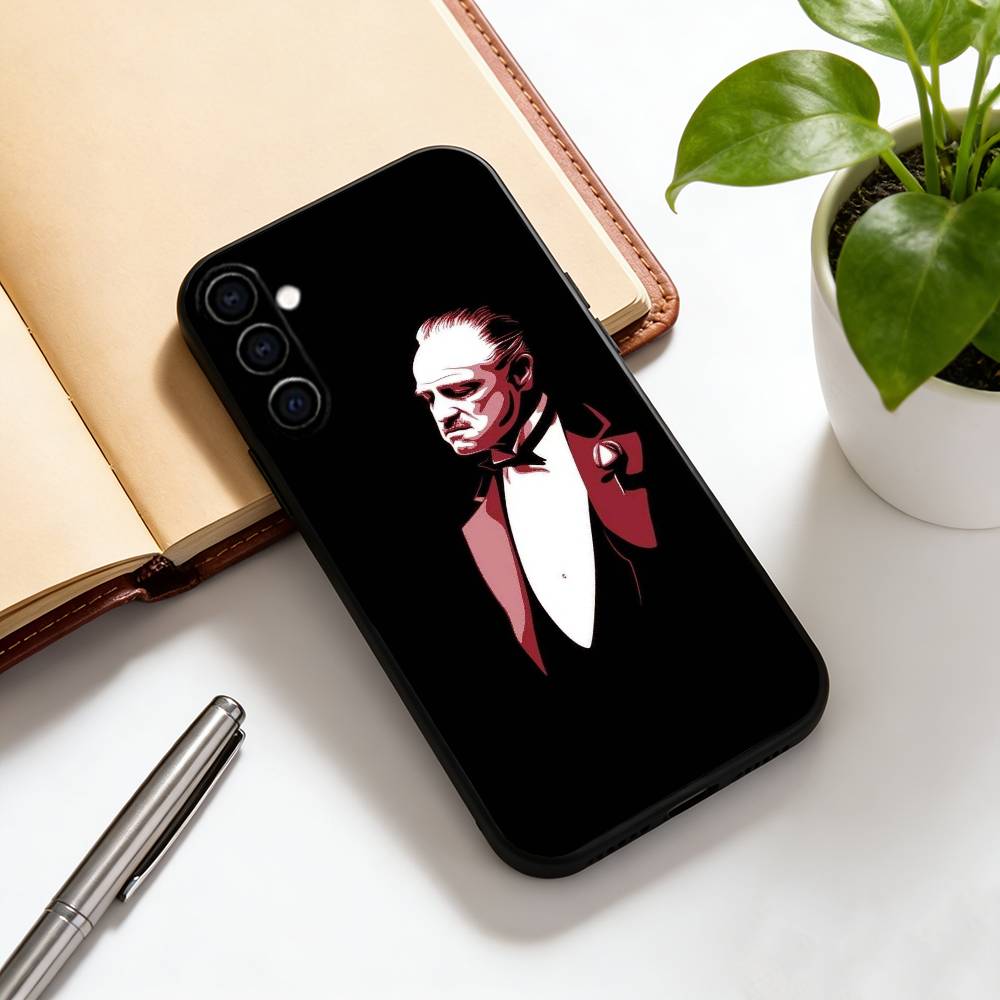 Чехол для телефона Дон Вито Корлеоне для Samsung Galaxy A73, A72, A71, A70, A53, A52, A51, Мягкий силиконовый черный чехол