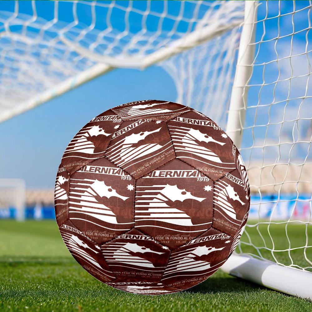 Salernitana Football Crest Soccer Ball Size 5 Soccer Ball, Machine-stitched, Soft and Comfortable, Suitable for Training and Matches Fan Gift
