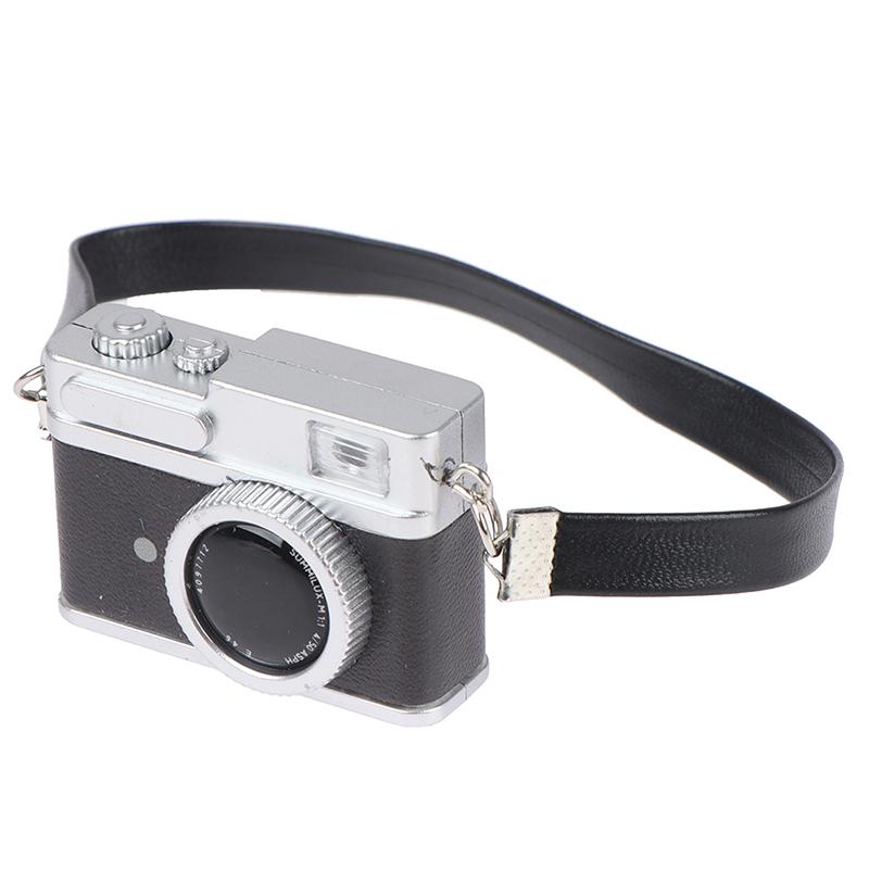 1шт мини модель камеры кукольный домик миниатюрная ретро модель камеры декор игрушка может сиять