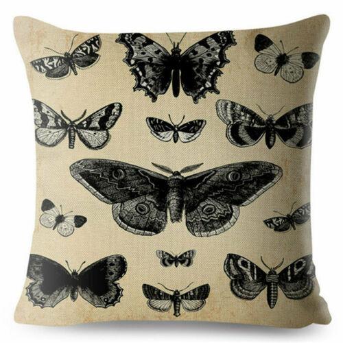 European Vintage Gothic Style Cushion Cover Flowers Print Throw Pillows Cases