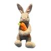 Милый кролик плюшевый игрушка обнимает морковку мягкий кролик кукла для детей пасхальный декор вечеринка подарок диван спальня офис автомобиль украшение