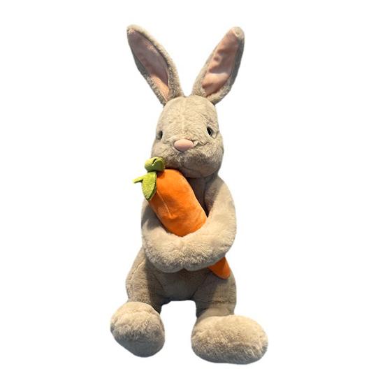 Милый кролик плюшевый игрушка обнимает морковку мягкий кролик кукла для детей пасхальный декор вечеринка подарок диван спальня офис автомобиль украшение