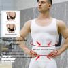 Мужской улучшенный дышащий спортивный жилет для коррекции груди и живота