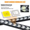 2Pcs LED Arrow Daytime Running Light with Flexible Waterproof Headlight DLR Turn Signal Yellow Light Car Decoration Driving Light 12V