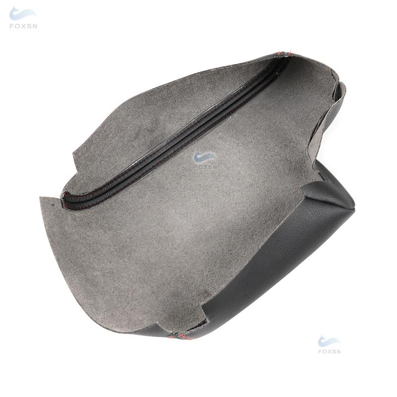 LHD для BMW 3 серии E46 1998-2005 автомобильные аксессуары интерьер крышка центральной консоли подлокотник кожаный чехол декор черный-серый