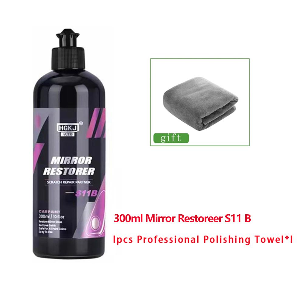 HGKJ S11 Жидкий воск для удаления царапин на автомобиле Полировальная паста для ухода за лакокрасочным покрытием Детейлинг автомобиля Состав для кузова автомобиля Набор для очистки от царапин