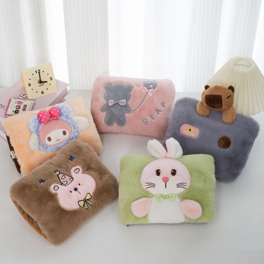 Автоматическая электрическая плюшевая мультяшная грелка для рук с безопасным отключением