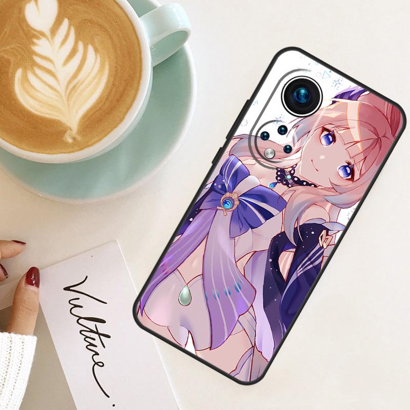 Genshin Impact Сангономия Кокоми Для Honor Magic 7 Lite 6 8 Pro Чехол Для Honor 400 200 50 70 90 X8c X8b X9a X9b X9c X9d Win RT