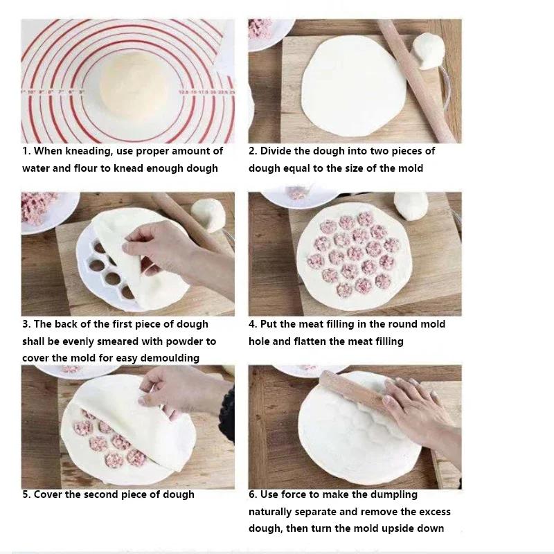 19 отверстий DIY равиоли Maker Making Patty Тесто Пресс Форма Манты Пельмени Паста Форма Пельмени Кухонные Инструменты Кухня