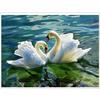 Набор алмазной мозаики "Лебеди", 50×40 см