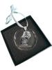 American Bobtail - crystal bauble with a photo, photo of a cat in crystal, personalized Christmas tree ornament by Art-Dog brand