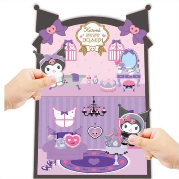 Sanrio Kuromi Cinnamon Roll My Melody Soft Coordinating Sticker, Dotty Dog Korean Popular Toys