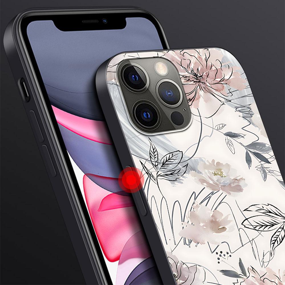 Розовое Сердце Любви Золотой Чехол для Apple iPhone 13 14 Plus 11 12 Mini 15 Pro Max 7 8 SE 2020 X XS XR Силиконовый Мягкий Чехол для Телефона