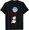 Модная футболка Winnie The Pooh - Americana Balloon S-4XL Четыре сезона