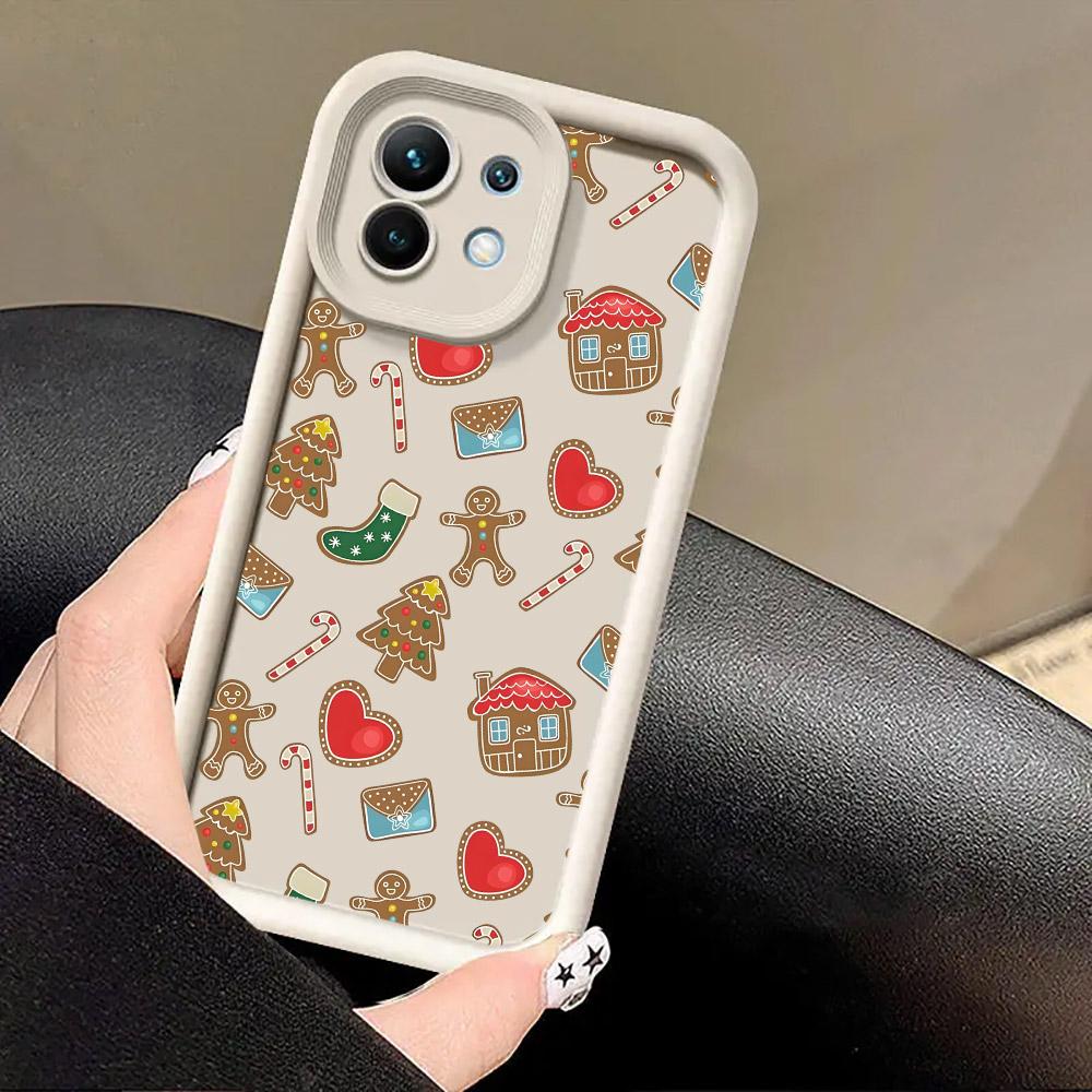 Чехол для телефона с принтом 'С Рождеством' для Xiaomi 17 Pro Max 15T 14T 13T 11Lite Poco X5 X6 X7 F5 F7 M6 M7 Pro 5G Мягкая крышка