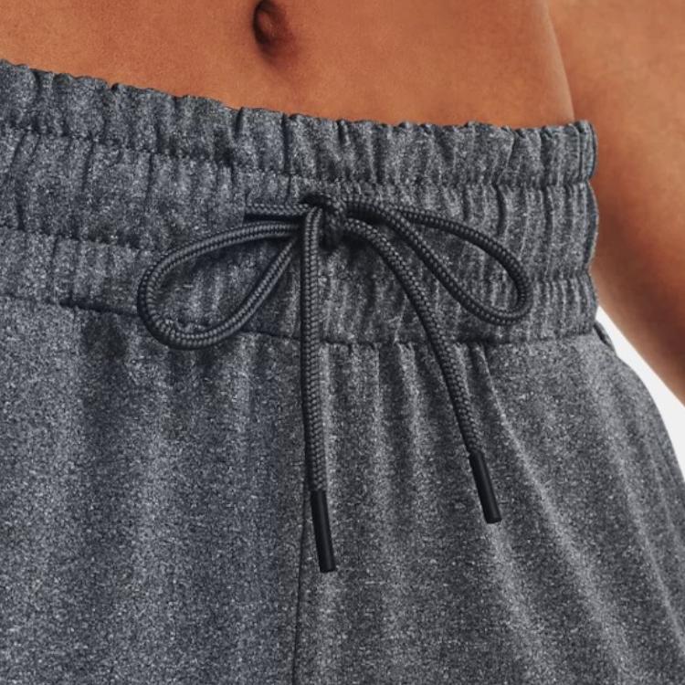 Under Armour Легкие быстросохнущие брюки для бега с кулиской, женские штаны, серые 1373083-012