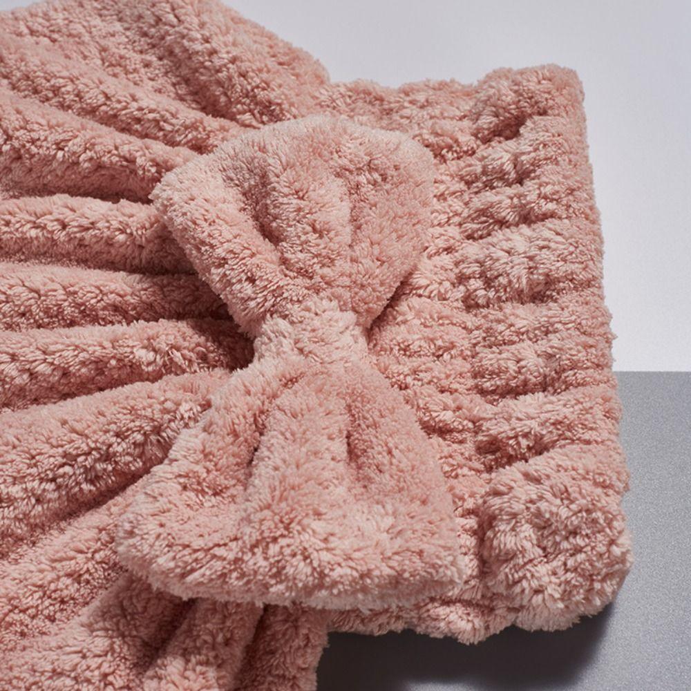 Утолщающее полотенце для сухих волос, впитывающий головной платок, принадлежности для ванной комнаты, быстросохнущее полотенце для девочек